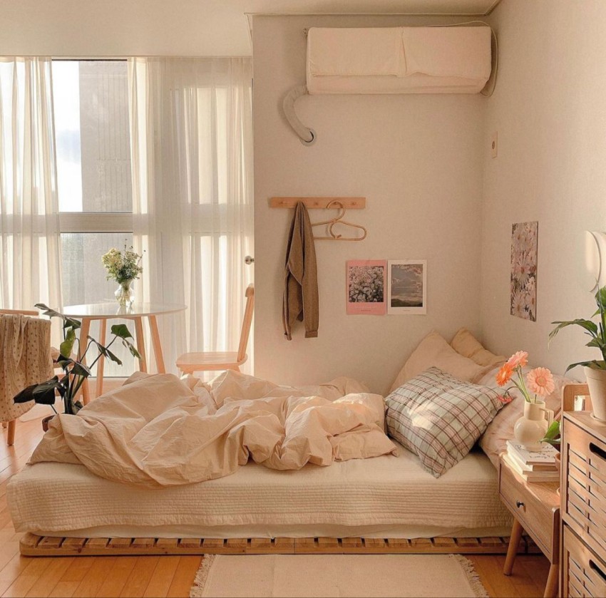 trang trí phòng ngủ kiểu Hàn Quốc