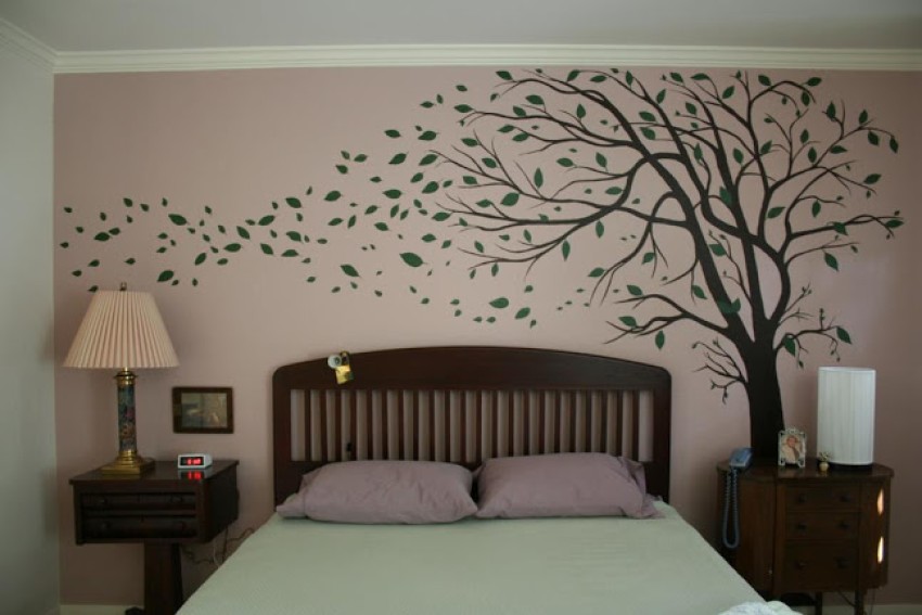 Vẽ trang trí phòng ngủ đem lại trải nghiệm mới mẻ cho bạn