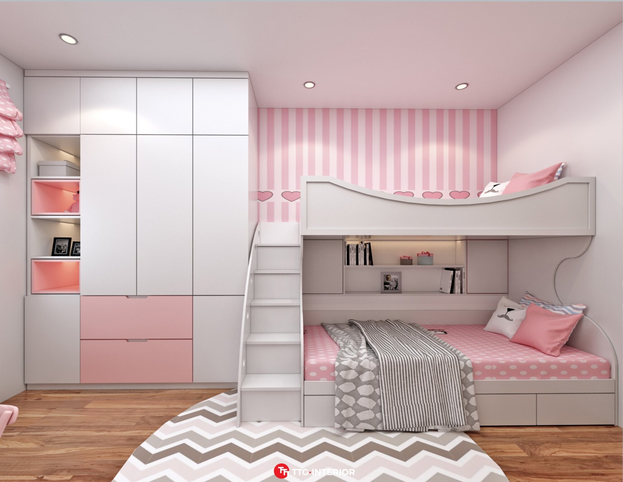 Bộ sưu tập 45+ mẫu giường ngủ cho bé gái 10 tuổi khiến bé thích mê !