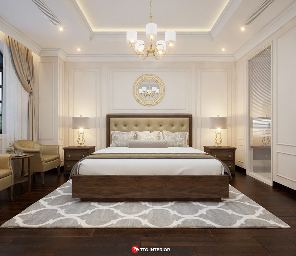thiết kế nội thất khách sạn 5 sao với phòng ngủ sang trọng, đẳng cấp 
