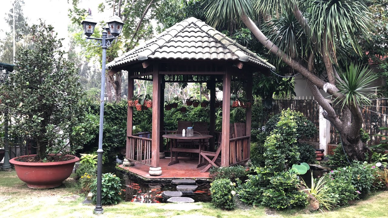 Nhà chòi sân vườn là nơi thư giãn, nghỉ dưỡng cho con người