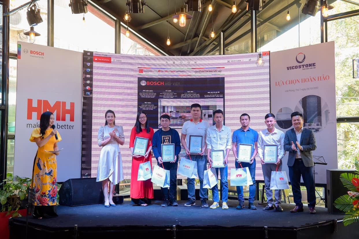 Lễ trao giải cuộc thi thiết kế bếp Bosch 2020