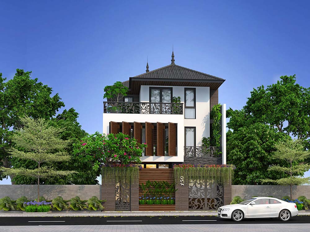 Xây dựng biệt thự 3 tầng Quảng Ninh hiện đại