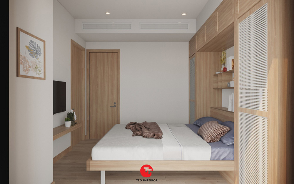 Nội thất phòng ngủ khách từ chất liệu gỗ MDF