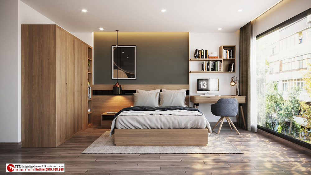 Tinh tế và hiện đại trong thiết kế nội thất phòng ngủ đẹp mắt cho không gian nghỉ ngơi