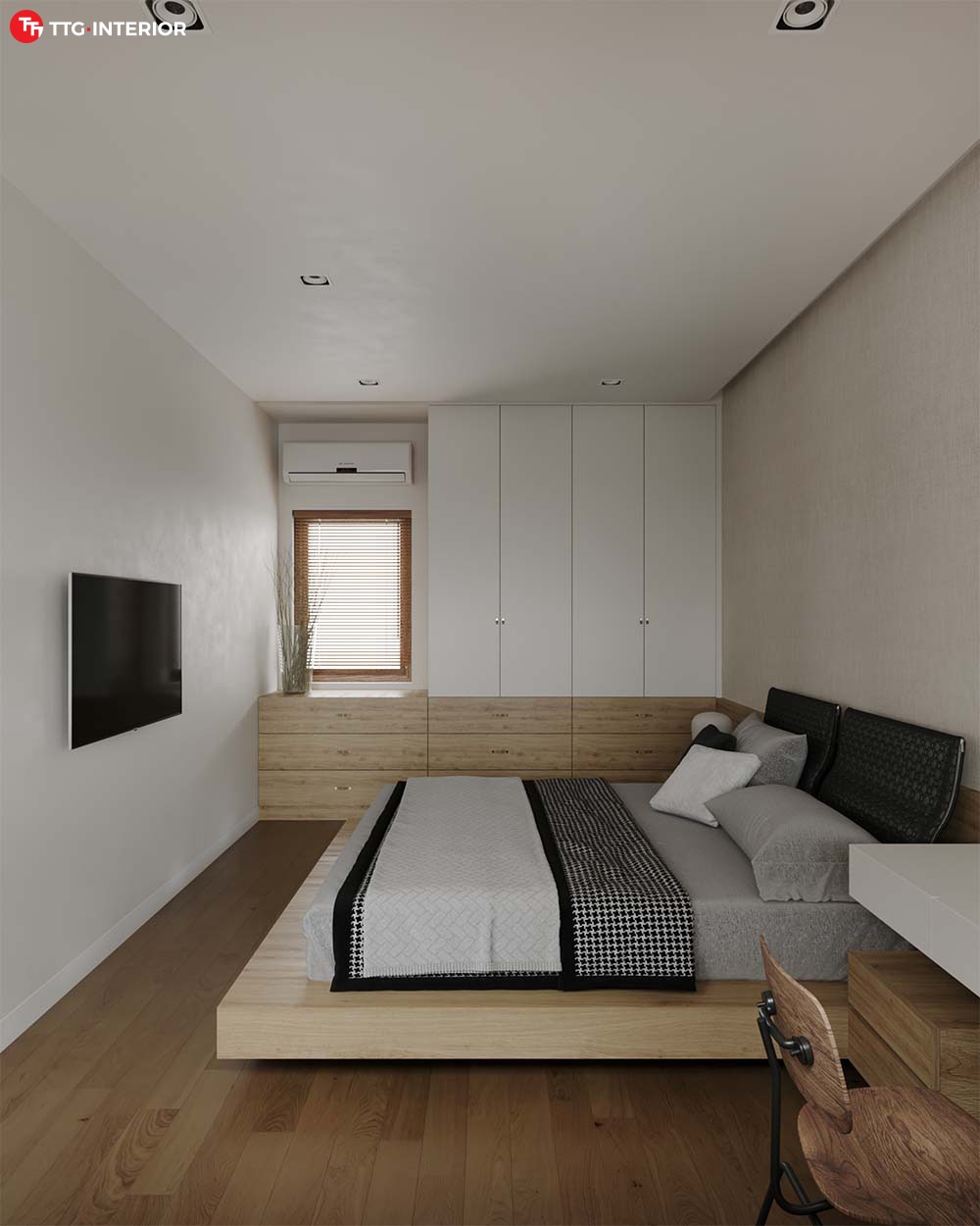 Phòng ngủ thiết kế đơn giản