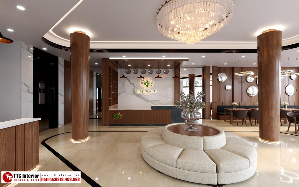 Thiết kế nội thất khách sạn Emerald Cát Bà