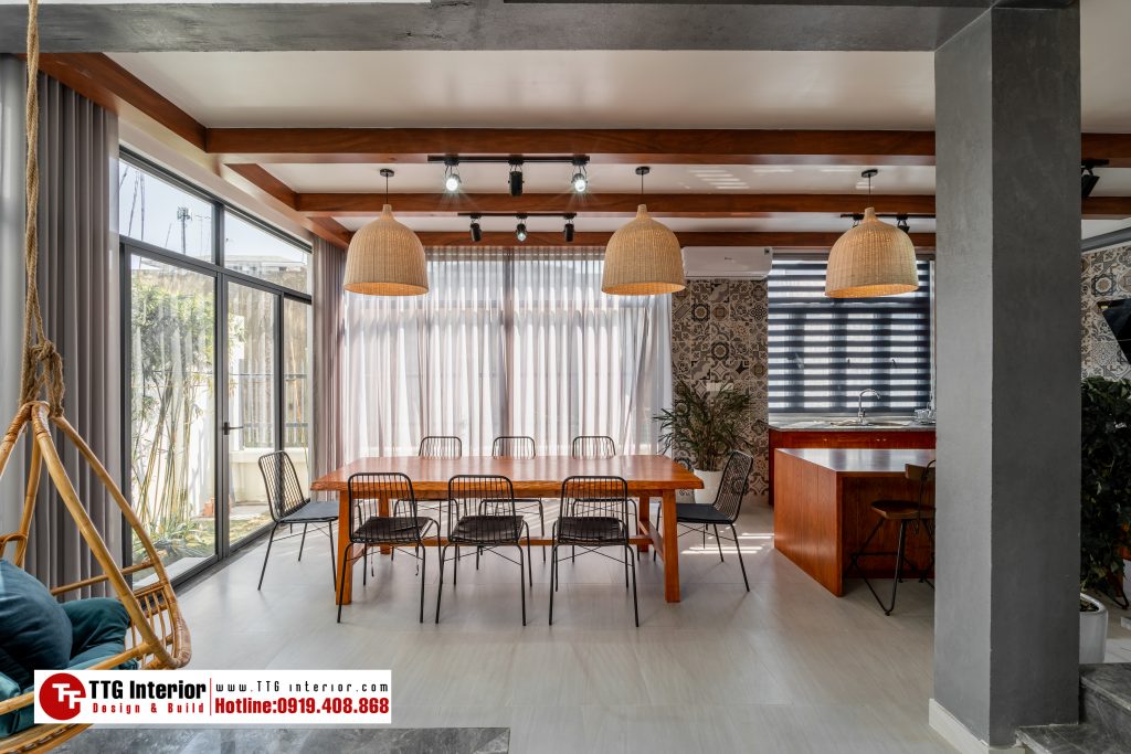 Thi công Homestay thực tế tại FLC Hạ Long Quảng Ninh 4 Thiết kế nội thất phòng bếp FLC Hạ Long Quảng Ninh