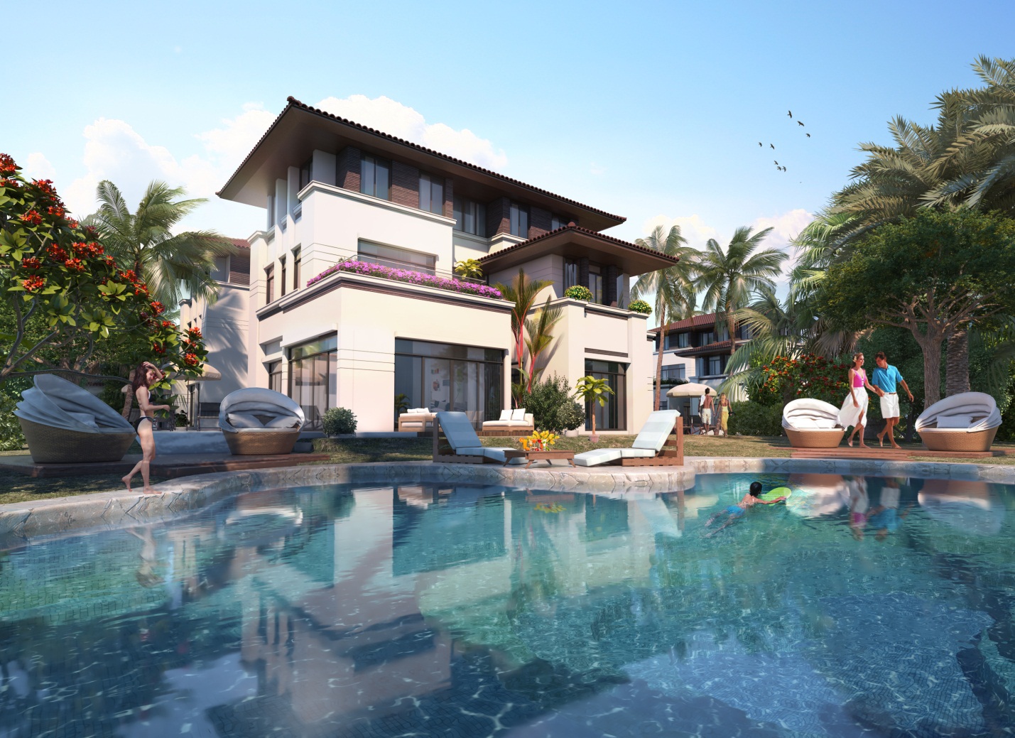 Khám phá sức hút bí ẩn của thiết kế nội thất biệt thự FLC Hạ Long 2 Biệt thự FLC Hạ Long- Biệt thự triệu đô trên sân golf, kỳ quan giữa kỳ quan
