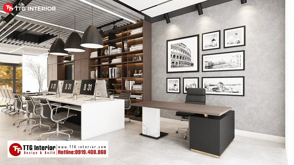 Tìm hiểu về phong cách thiết kế công nghiệp Industrial 8 phòng làm việc văn phòng