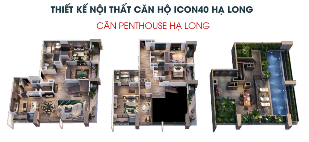 Mẫu căn hộ penthouse thượng lưu