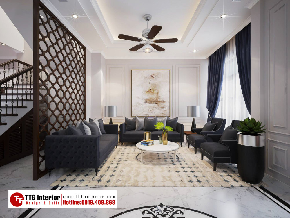 Thiết kế nội thất biệt thự liền kề Mr.T - Paris Vinhomes Imperia, Hải Phòng 1 Thiết kế nội thất biệt thự liền kề Mr.T