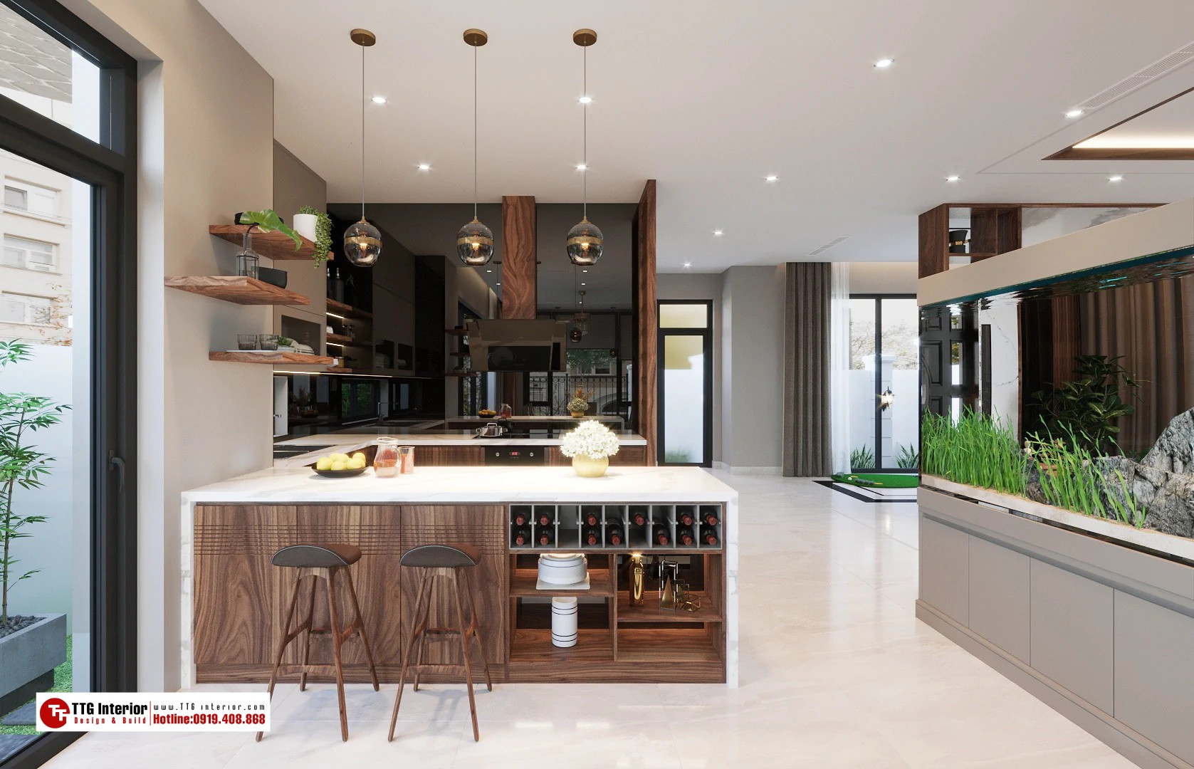 Thiết kế nội thất biệt thự nhà anh Thành Paris 14.27 Vinhomes Imperia