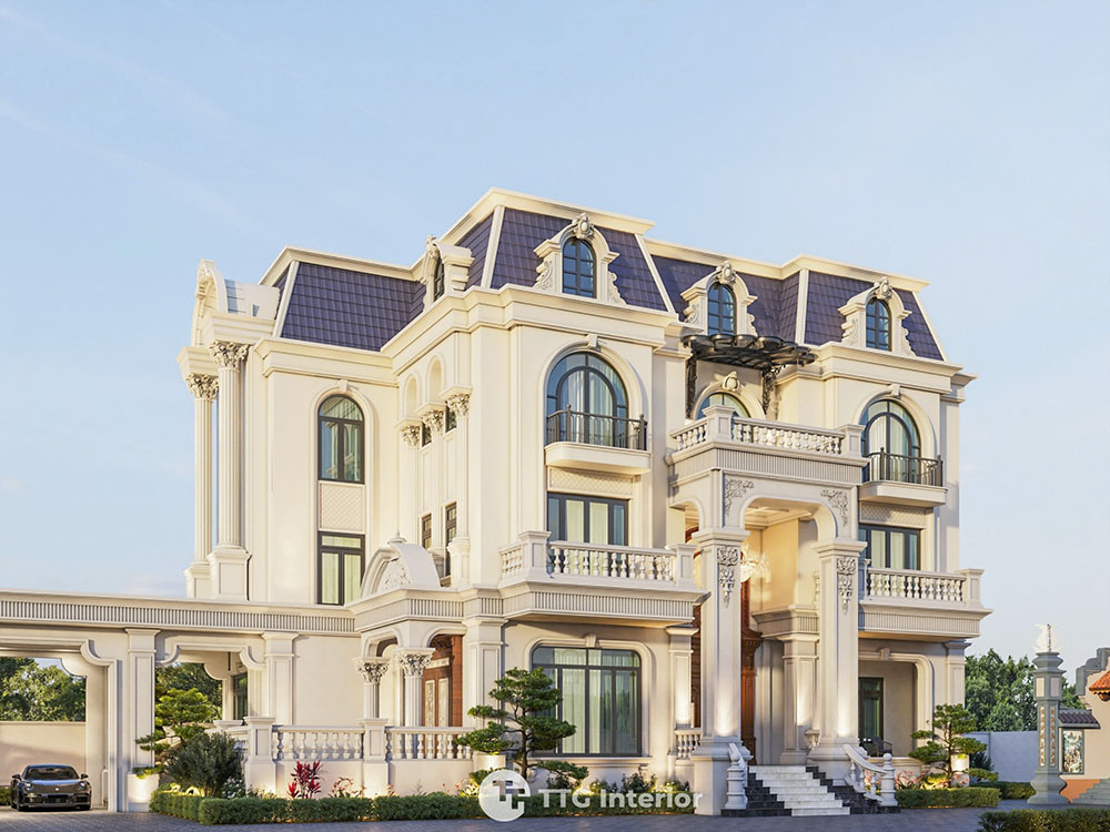 Đơn vị thiết kế biệt thự lâu đài 4 tầng uy tín tại Việt Nam