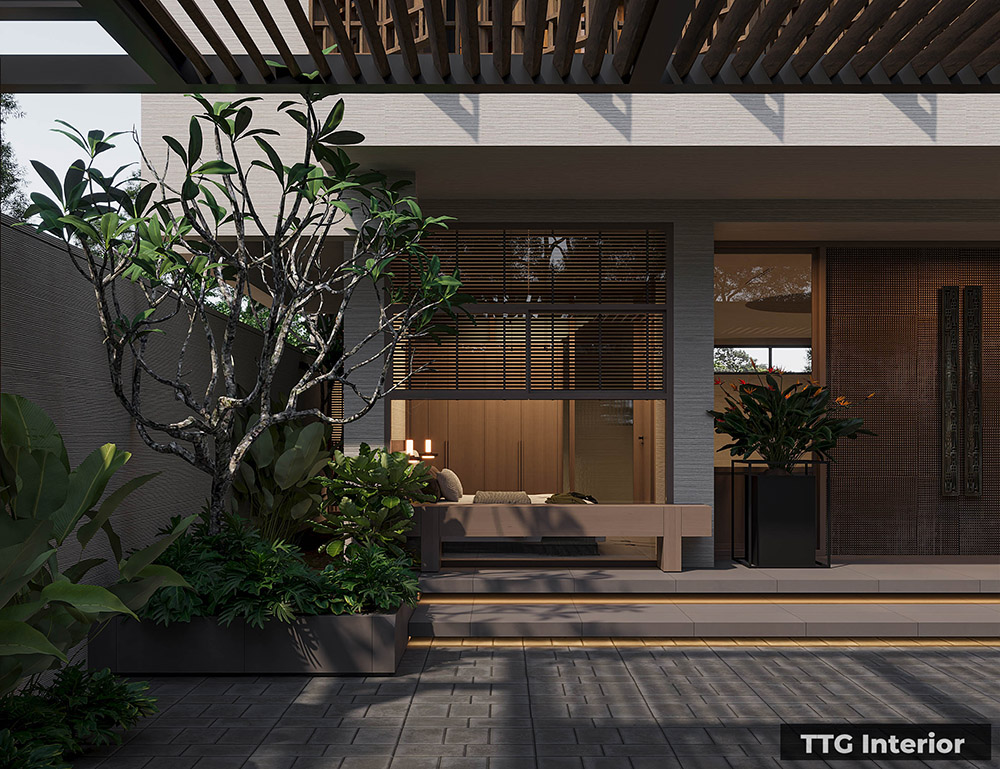 thiet ke kien truc biet thu hien dai 3 tang 2