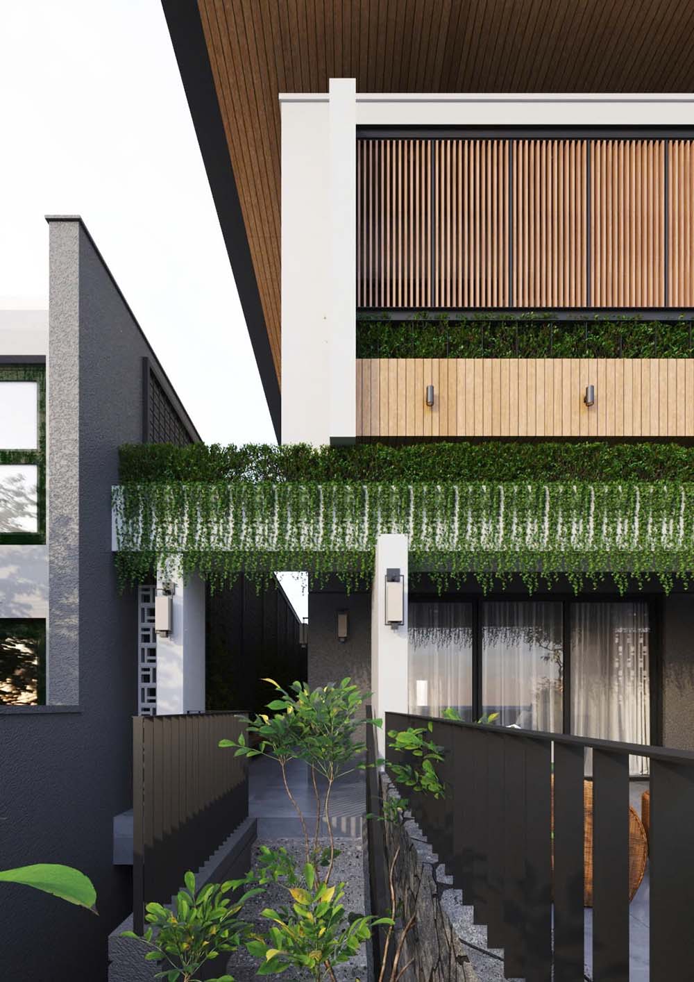 Thiết Kế Nhà Phố 3 Tầng Mặt Tiền 10m - Giải Pháp Kiến Trúc Hiện Đại 5 Kinh nghiệm thực chiến qua hàng trăm công trình
